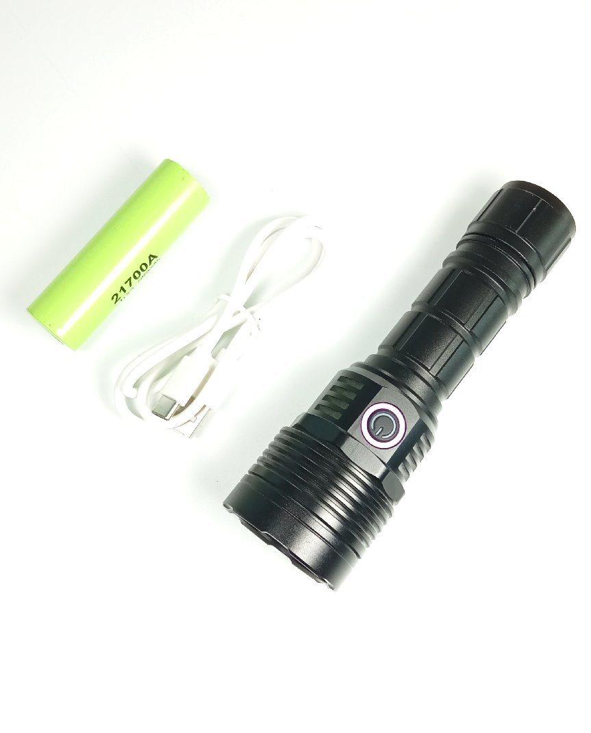 21700 Rechargeable Battery 15W 365nm Black Light Torch Flashlight