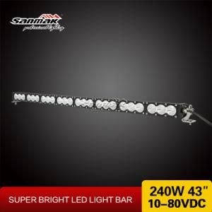 Amber White Color CREE 10W 12V Waterproof LED Light Bar for Offroad Truck
