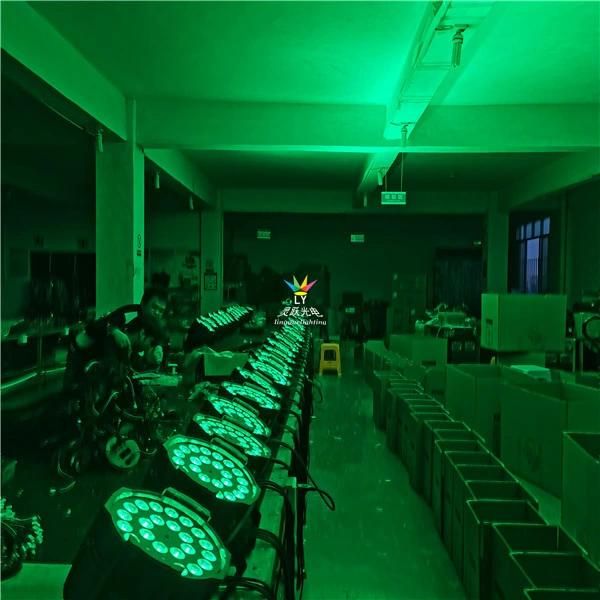 24PCS 18W Rgbwuv 6in1 LED PAR Stage Lighting Equipment for Event