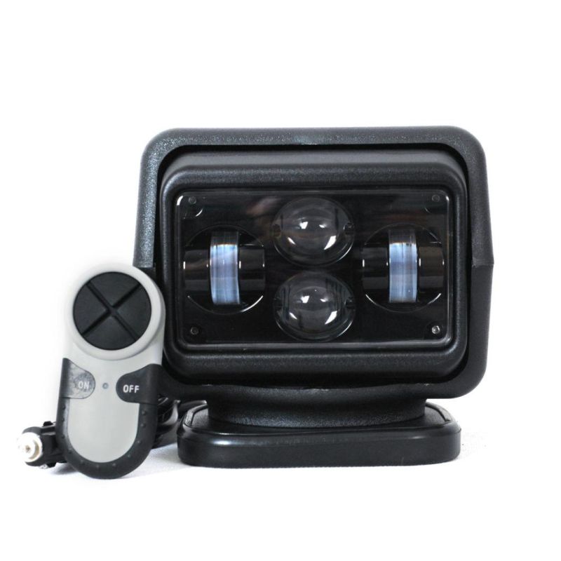 Super Bright 60W Remote Control Search Light for Marine Vehicle LED Rescue Work Lights