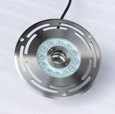 24W LED Stainless Steel Underwater Light for Lighting Fountain