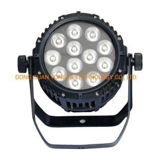 Outdoor CE 12PCS 10W LED RGBW Waterproof Outdoor Stage Lighting Beam Effect PAR Light for DJ Disco Bar Dance Floor Concert