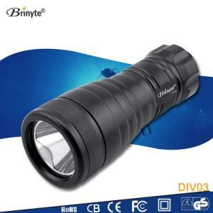 Underwater 150m Aluminum Scuba CREE Xm-L2 T6 LED Diving Flashlight for Video