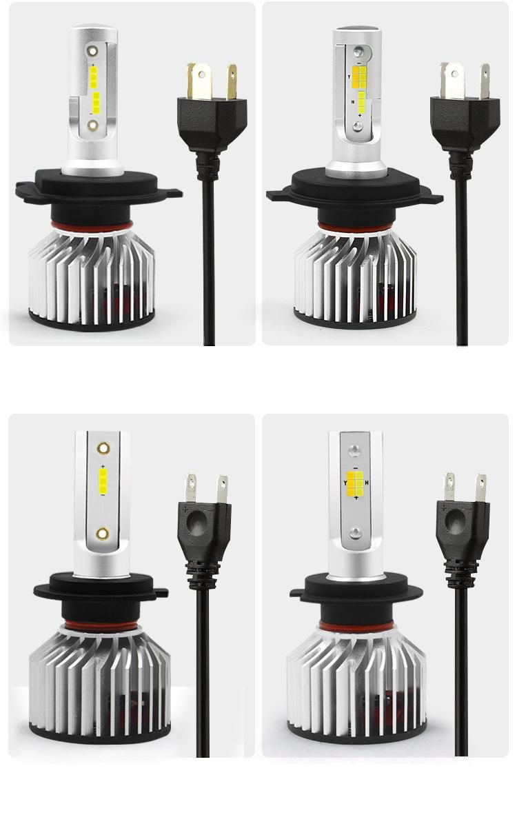 Factory Wholesale 6000K 3000K Dual Color Csp 1919 Chips Y19 H4 H13 9004 9007 12000lm 72W H1 H3 880 H7 H11 9005 9006 9012 CREE LED Focos F1 Luces LED Headlight