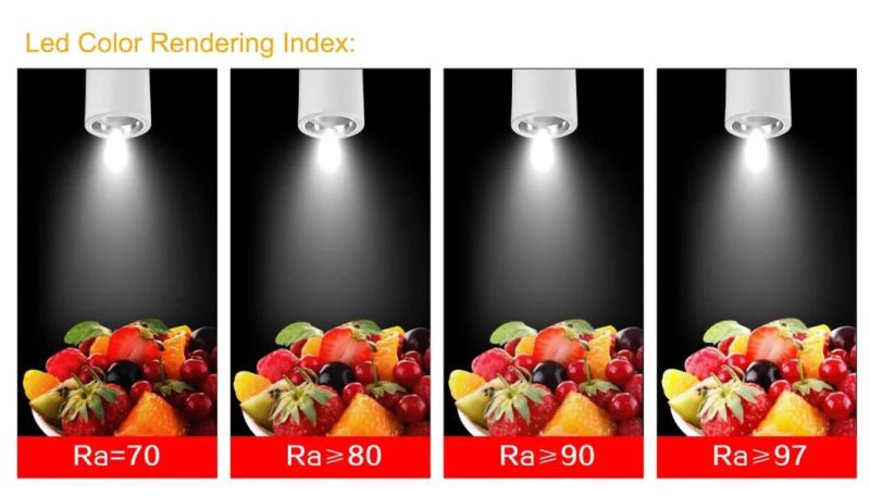 30W Green Blue Red Orange Ceiling Mounted Pendant Fresh Food Light LED Fresh Light for for Vegetable Market Shopping Mall Fresh Area Supermarket