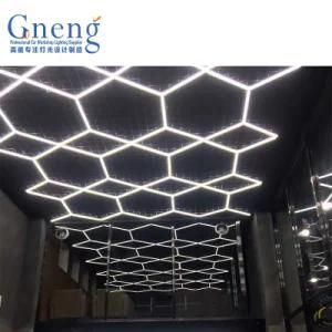 Manufactury Customized Car High CRI LED Light Bar Office Lighting Hexagon Light