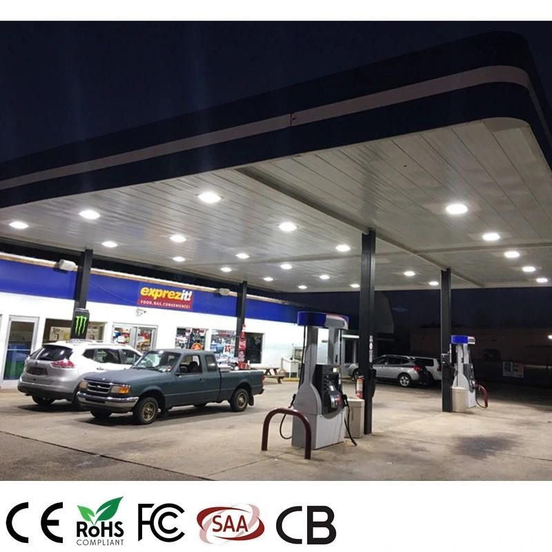 Weather Proof IP65 150W Surface Mounted 3030SMD LED Canopy Light 5700K IP65 Recessed Gas Station Lighting