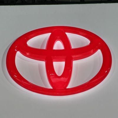 China Made LED Outdoor Shop Lighted Vacuum Formed Car Signs