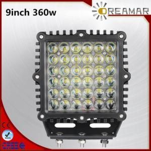 360W 9inch High Power LED Car Driving Light, 6000K IP67 Rhos Certification