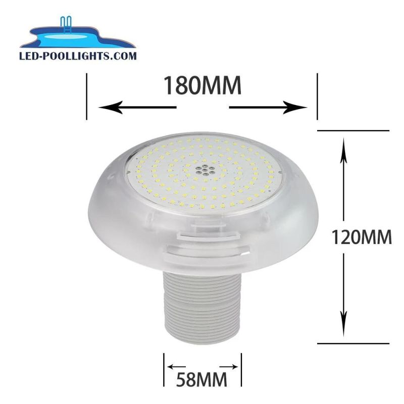 18watt Waterproof Resin Filled Wall Mounted Underwater Liner/Vinyl Pool Light