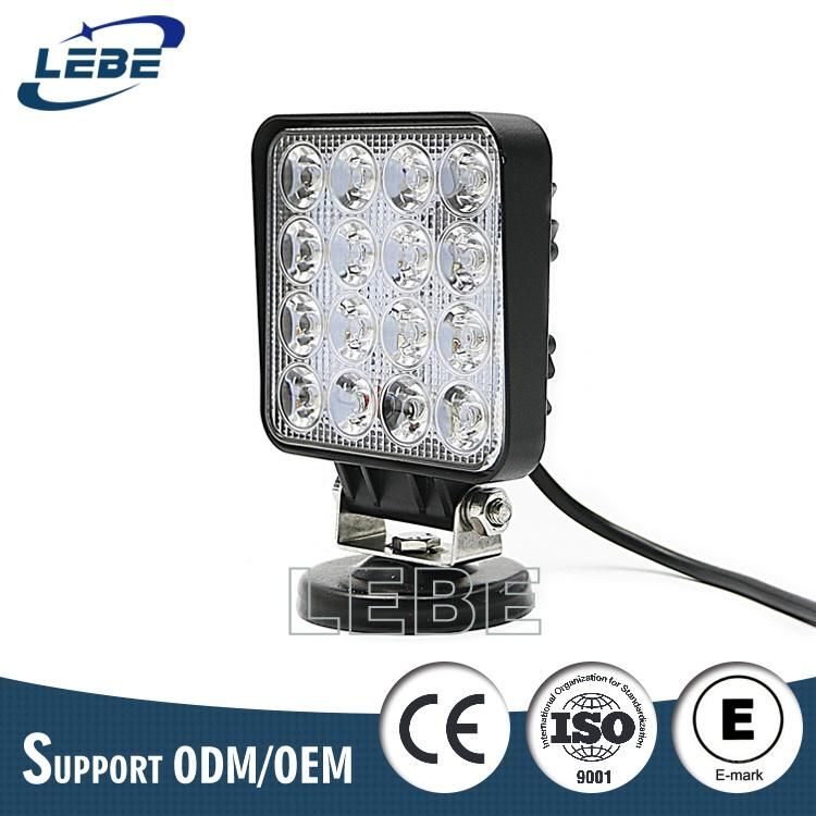 Heavy Duty 48W LED Work Light Offroad 4X4 for Vehicle Truck