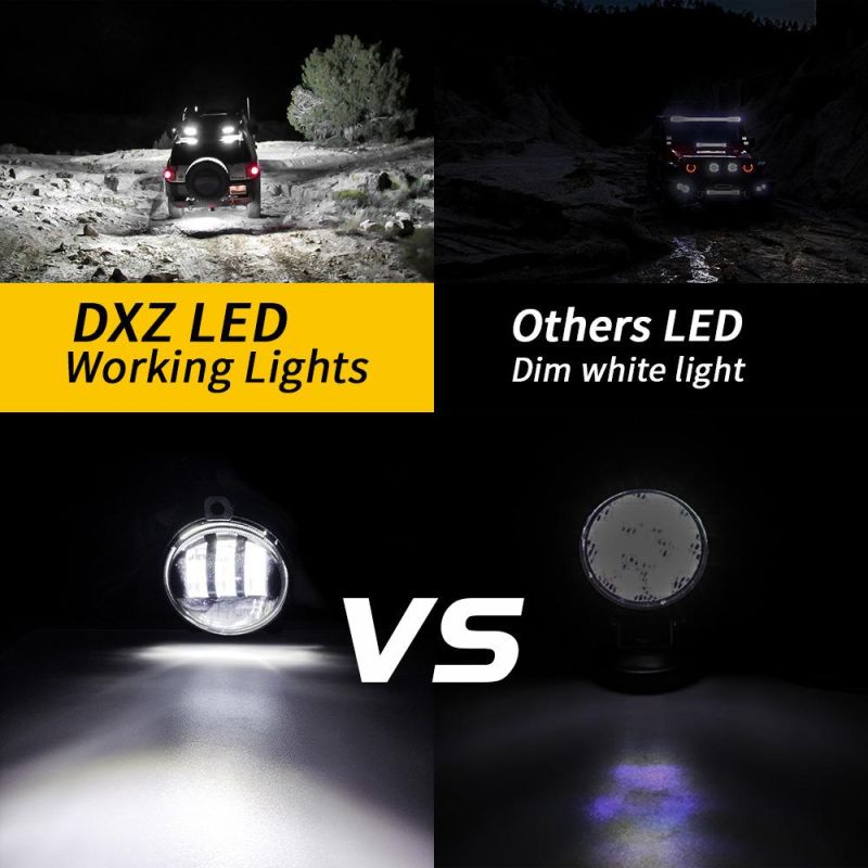 Dxz Round 3.5inch Car LED H8/H11 Fog Light DRL Driving Lights for Jeep Wrangler Jk off Road Fog Light