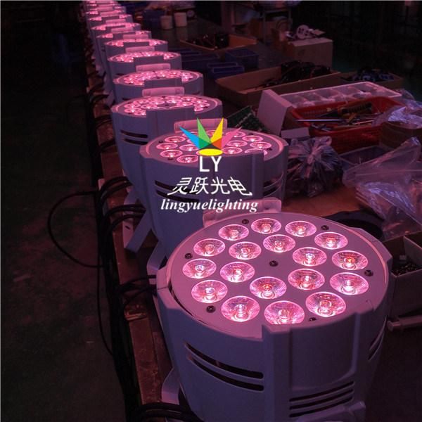 Stage DMX 18PCS 10W RGBW DJ LED PAR Light