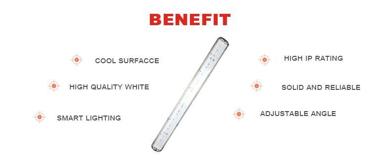 PC LED Lighting IP 65 Waterproof LED Tube Light