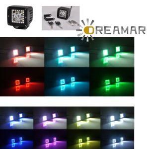 16W RGB LED Pods with Remote
