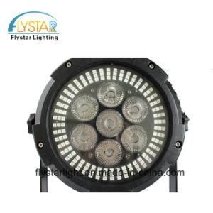 Mini LED Projector 7PCS 12W RGBWA+UV Flat PAR Light