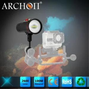 2600 Lumens CREE LED Diving Lamp with Mount Bracket Waterproof IP68