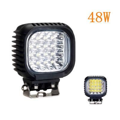 CREE High Power 48W 4.2 Inch Spotlight Work Light Car LED Spotlight Engineering Headlight off-Road Vehicle Spotlight Roof Light