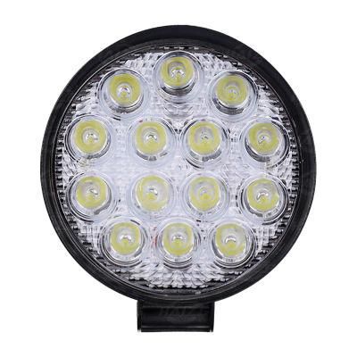 Haizg Round 14 Lamp 6000K 42W Car LED Work Light for Truck