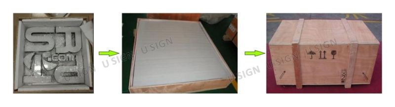3D Sign Board Outdoor for Shop Glow Logo Custom Sign