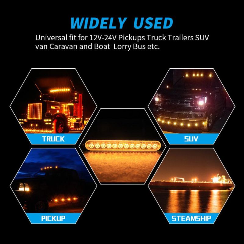 Dxz Auto Lights Accessories Lighting 12V-24V 12LED 36W Car Motorcycle Truck Emergency Warning Flash LED Strobe Light