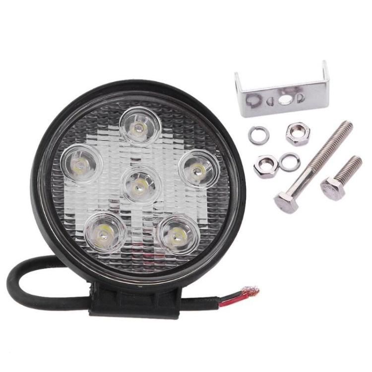 18W 4.3 Inch LED Work Light Flood Spot LED Beams Driving Lamp for Truck Boat Offroad ATV 4WD 12V 24V Fog Light