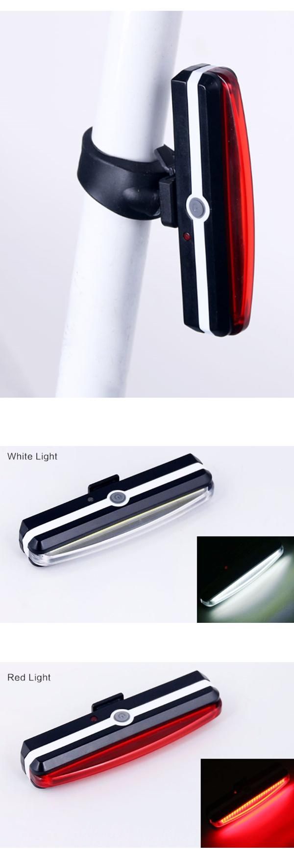 26 LED Strip Rechargeable Waterproof Bike Warning Tail Light Bicycle Rear Lamp