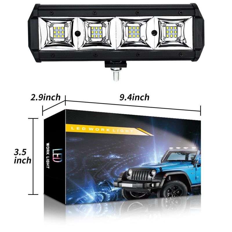 Dxz 9inch 36LED 108W LED Light Bar Tractor Boat off Road 4WD 4X4 Truck SUV ATV