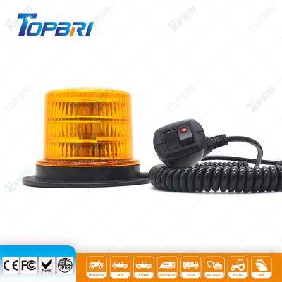12V Auto Car Flashing Amber Traffic Caution LED Light Beacon