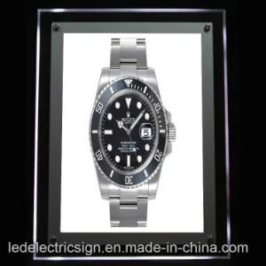 LED Crystal Frame Watch Light Box