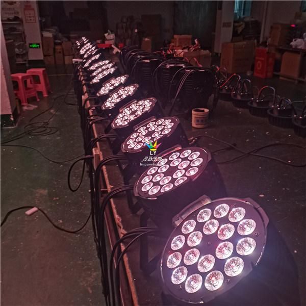 DMX 512 18PCS*15W RGBWA UV LED PAR Stage Light