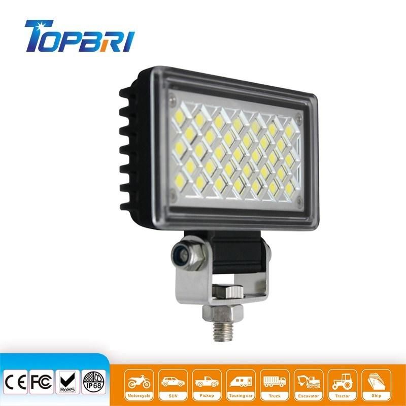 6W Auto LED Rectangular Car Agricultural Offroad Motorcycle Work Lights for Camping