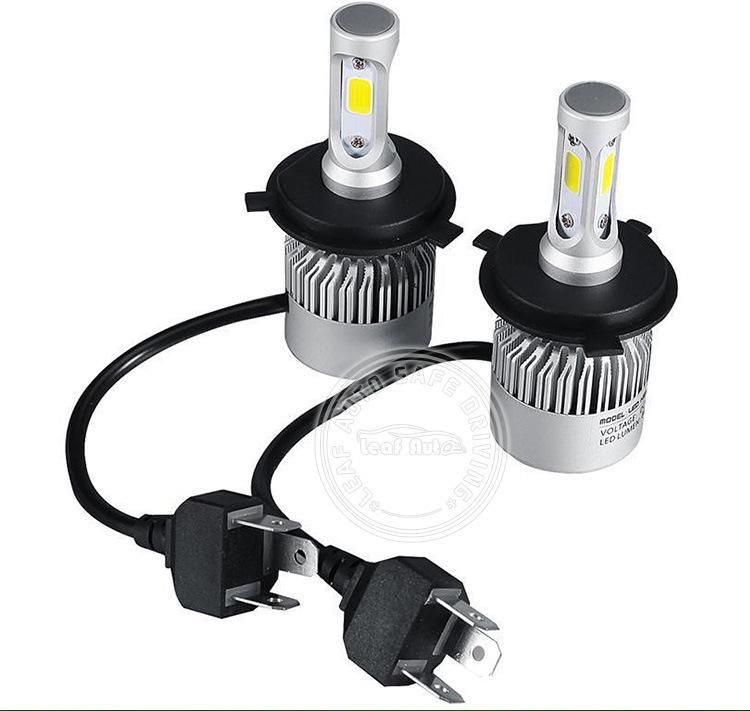 Focos LED S6 LED H1 H3 H7 H4 H13 H11 9004 880 9007 S2 Car Headlight Bulbs Luces LED S2 72W 8000lm Auto Headlight S2