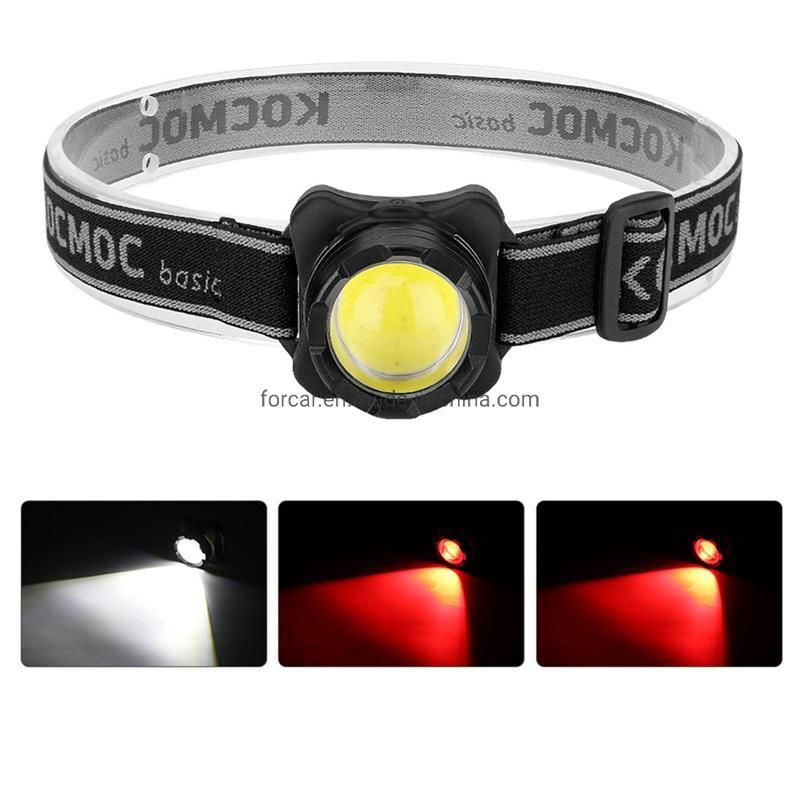 Hot Flashing Warning Head Torch Lamp Mini Portable Camping LED Headlight Outdoor COB Head Torch Light USB Charging Emergency LED Headlamp