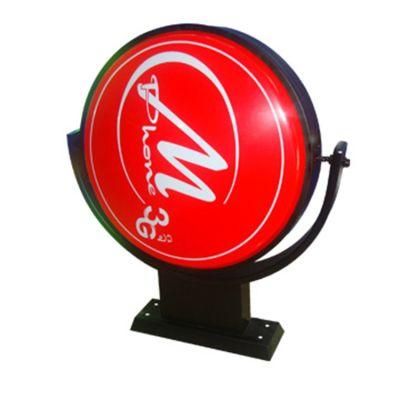 Outdoor Round LED Light Box Sign