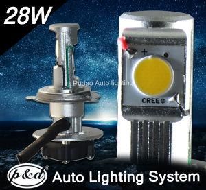 New H4 Hi/Low 40W 2400lm LED Car Headlight