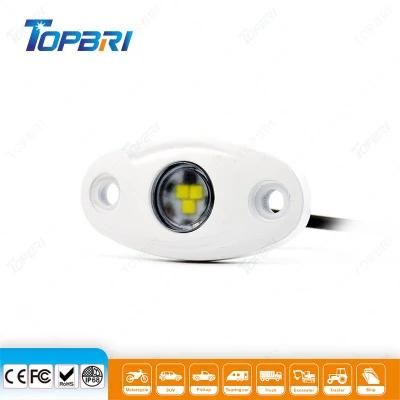 2inch 24V 9W Mini White LED Work Light for Boat