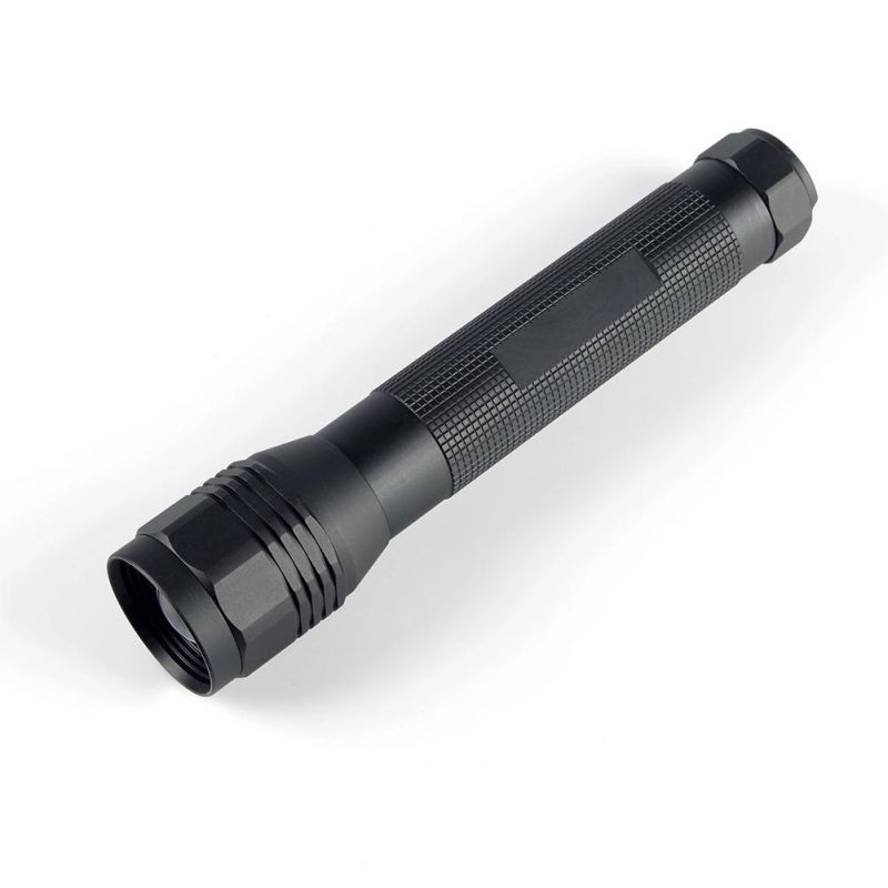 Yichen 3D Battery Operated Zoomable Aluminum Alloy LED Flashlight with Long Body