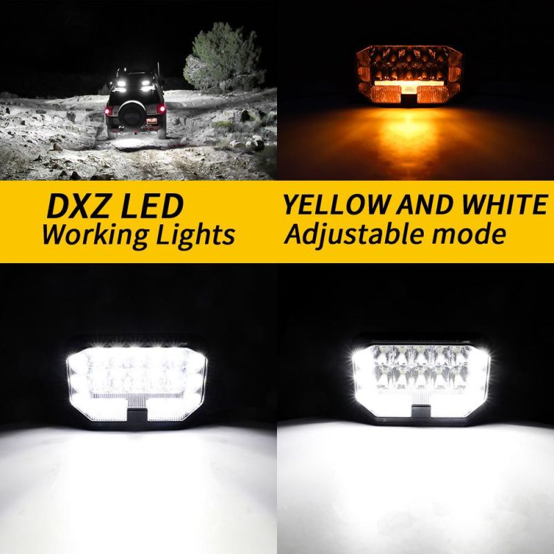Dxz 3" 5" 7" Inch 27LED 81W Driving Light High Power Combo Spot Beam DRL Lamp Auto Car Lights Marine Boat Offroad for Truck