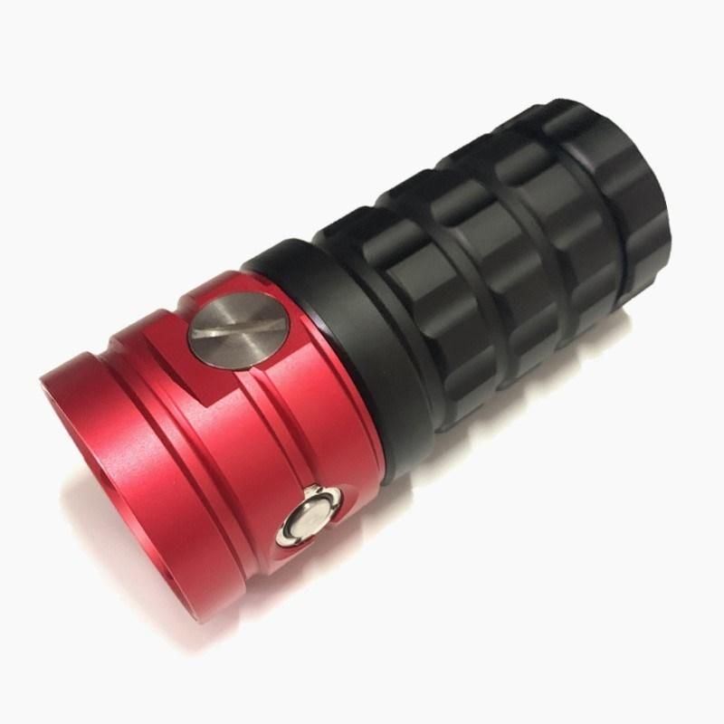 Built-in 14400mAh Battery Warm White Light 8 P70 Underwater Photography Fill Light Diving Flashlight