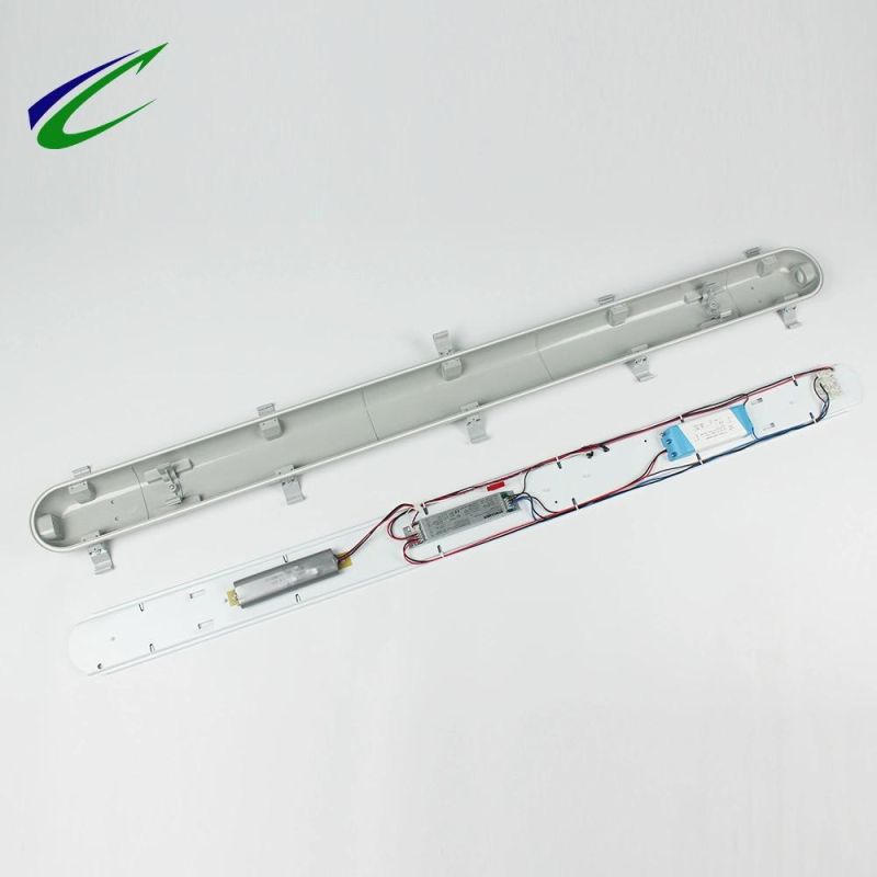 LED Water Proof Light Tri Proof Outdoor with Microwave Sensor and Emergency Function Underground Parking