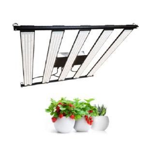 Hydroponic Full Spectrum Waterproof 180 Degrees Foldable 600W 1000W LED Grow Light Bar for Medical Plants