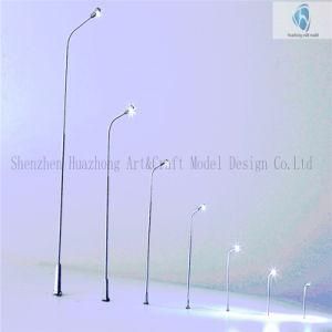 Scaled Single Arcuated Copper Model Streetlamp (cool white) / (warm white)