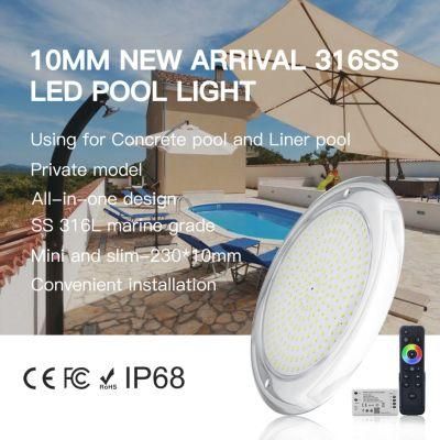 New All-in-One 18-Button WiFi Control of 18W RGB Swimming Pool LED Underwater Light