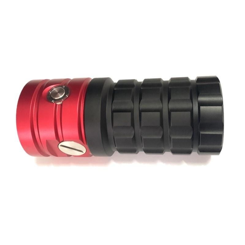 Built-in 14400mAh Battery Warm White Light 8 P70 Underwater Photography Fill Light Diving Flashlight