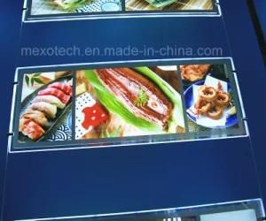 Magnetic Open Acrylic Menu Board LED Display Light Box