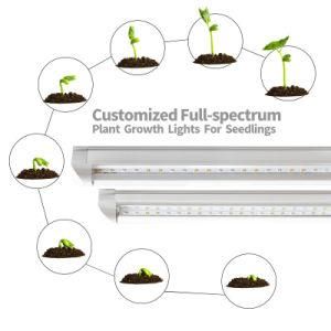Hot Sale Indoor T8 Plant Lighting Full Spectrum LED Grow Lights 36W Integrated Grow Tube for Plant Greenhouse