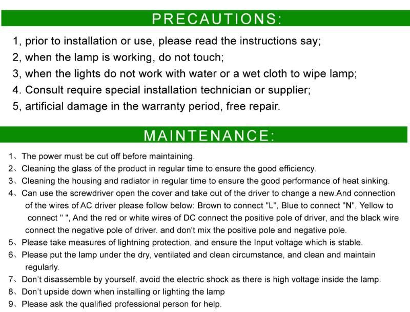 2021 IP65 Linear Light with 5 Years Warranty 60W LED Tri-Proof Lamp