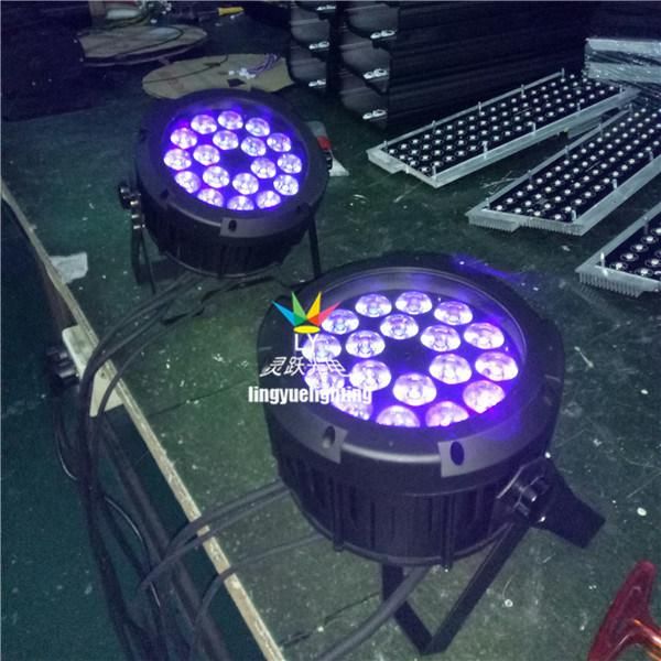 RGBWA UV 6in1 18X18W Waterproof Outdoor LED PAR Light