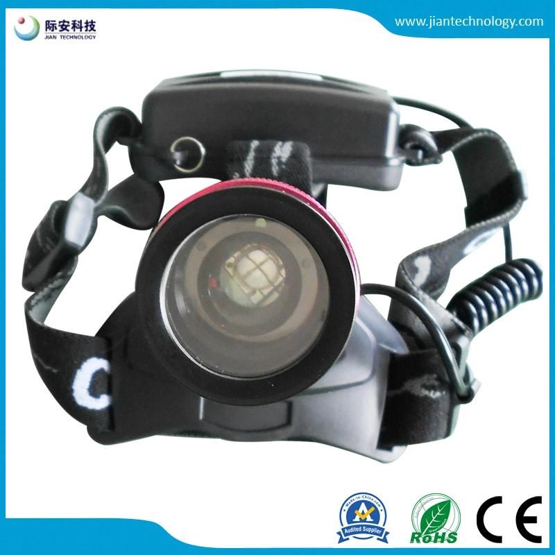 10W Zoomable 18650 395nm UV Headlamp for Amber Scorpions